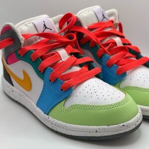 Jordan 1 Mid - Multi-Color (PS) - Kids